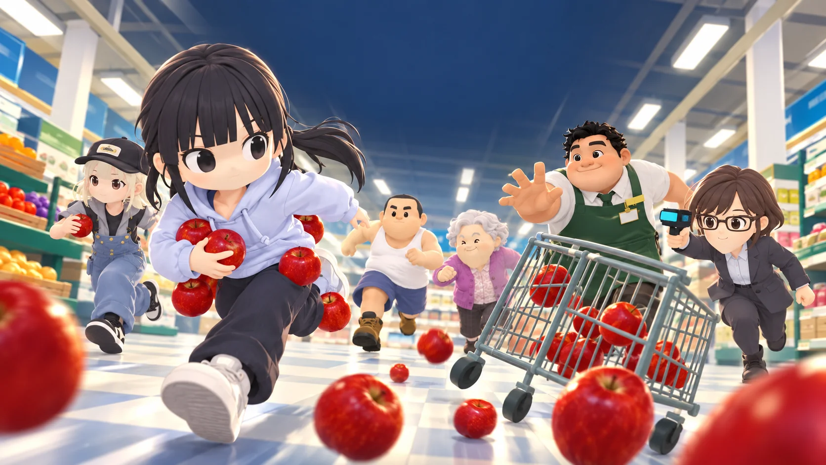 MANBIKI MAYHEM key art